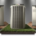 A graphic showing multiple HVAC solutions from the Lennox heating and cooling brand.