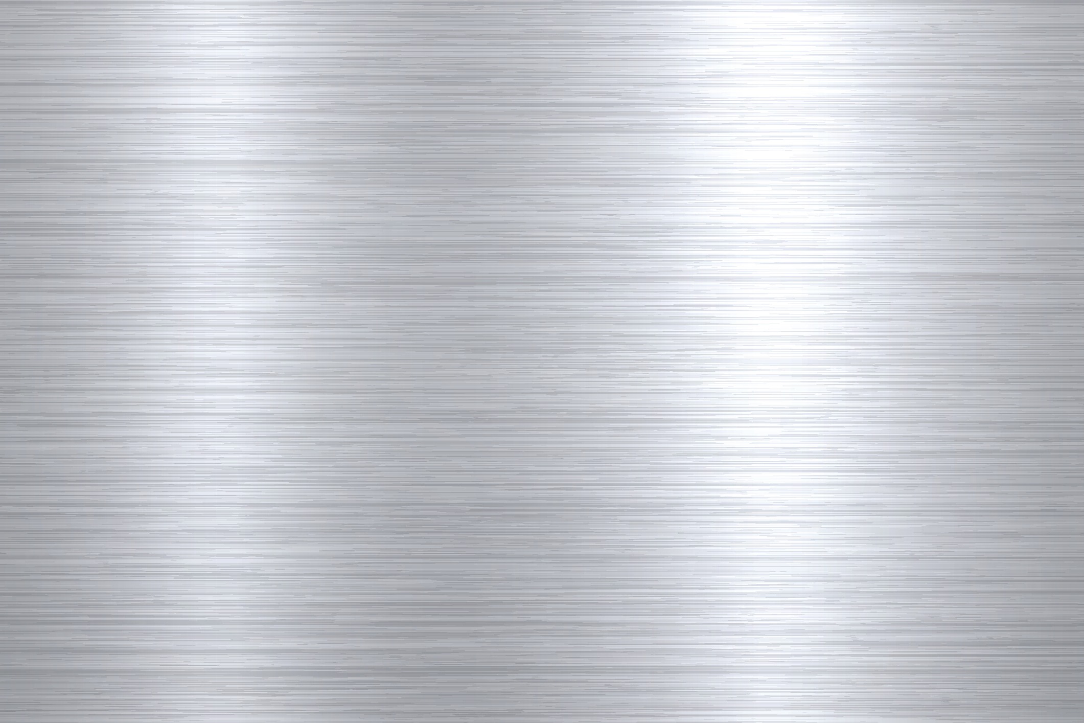 A smooth, metallic brushed aluminum surface with horizontal lines, exhibiting a reflective and minimalist appearance, evoking modern industrial design elements.