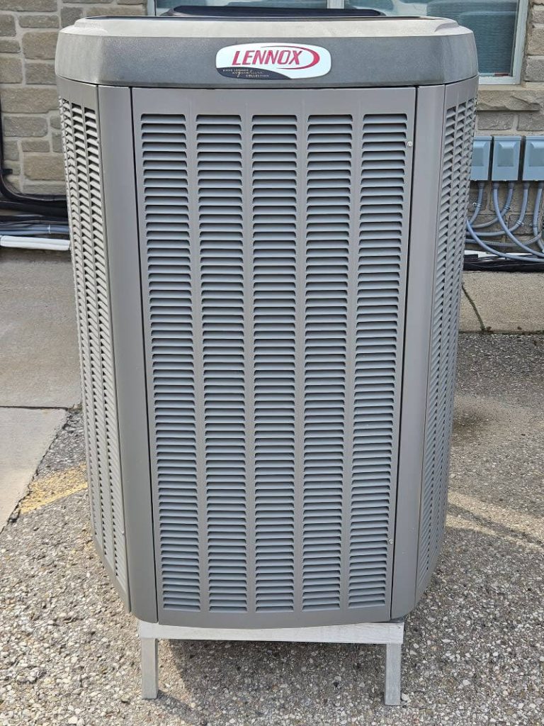 A Lennox heat pump.