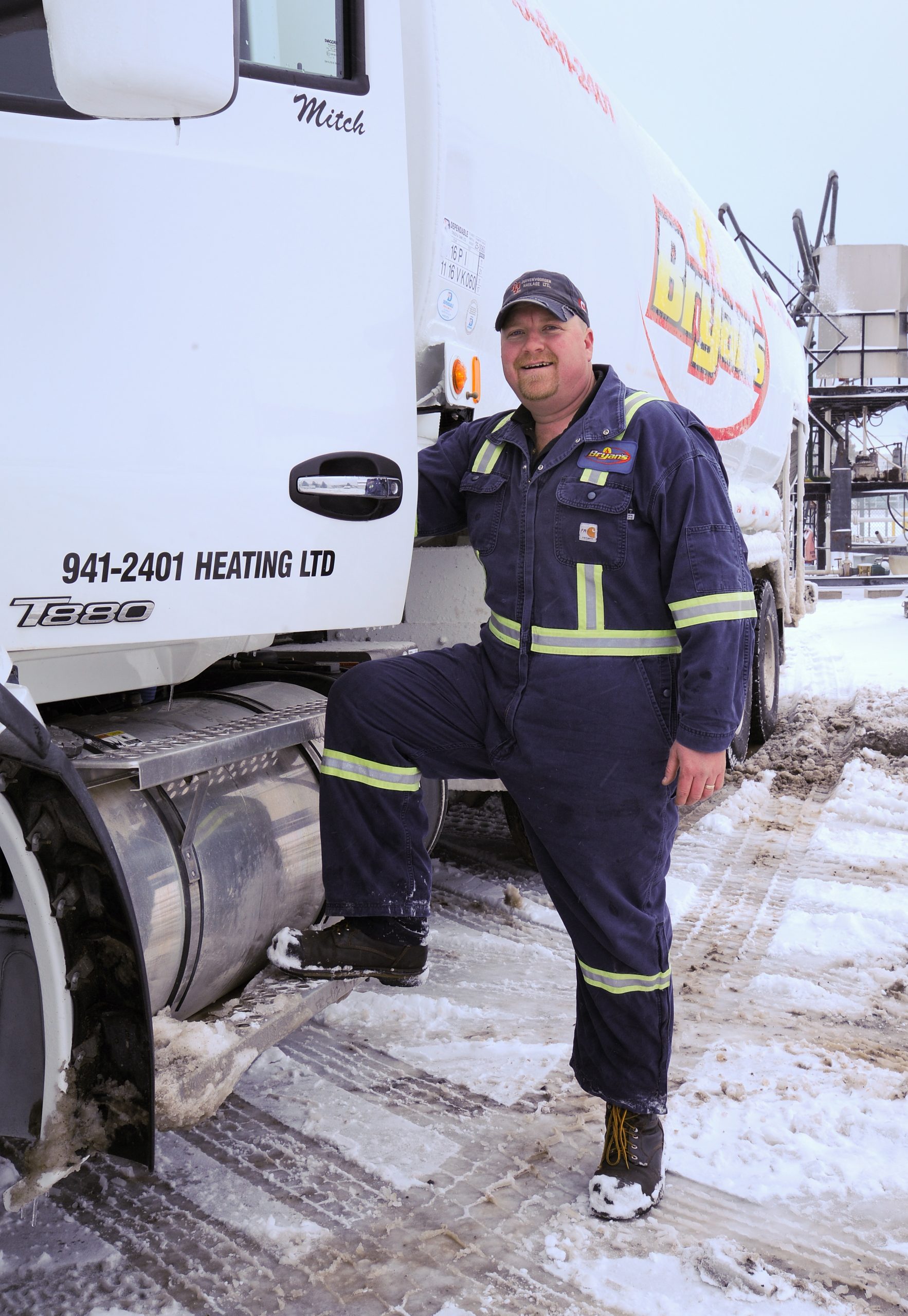 Bryan's Fuel truck driver.