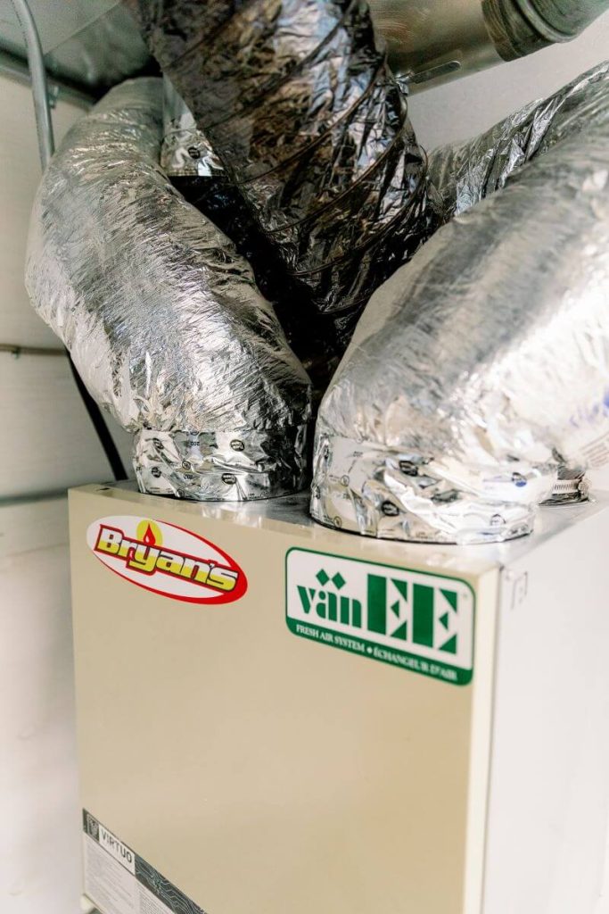 A vanee hrv installed by Bryan's Fuel.