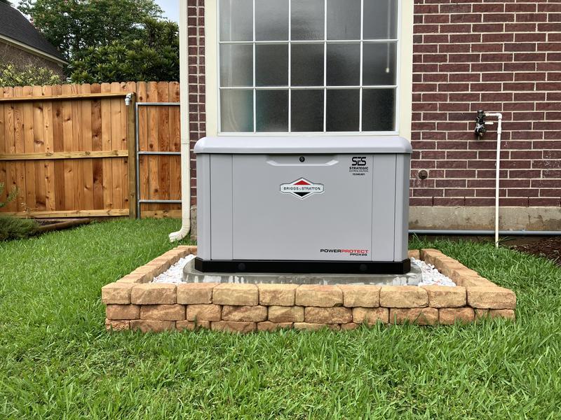 A Briggs & Straton whole-home generator.