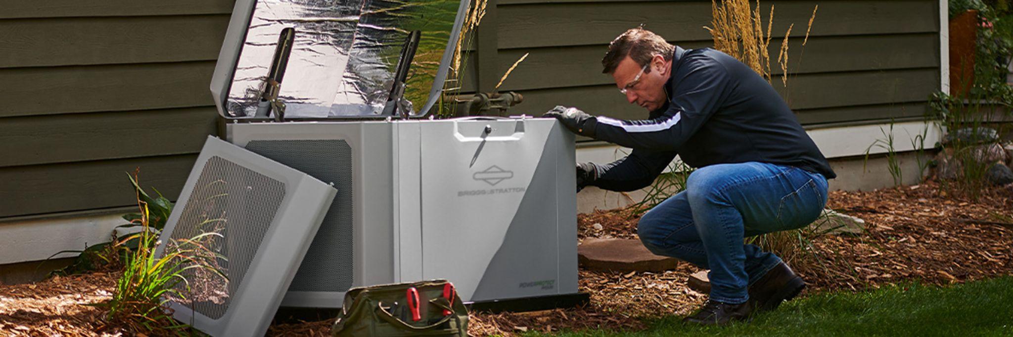 A Briggs & Stratton generator.