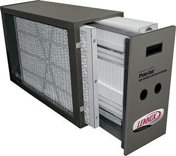 Whole home air purifier by Lennox.